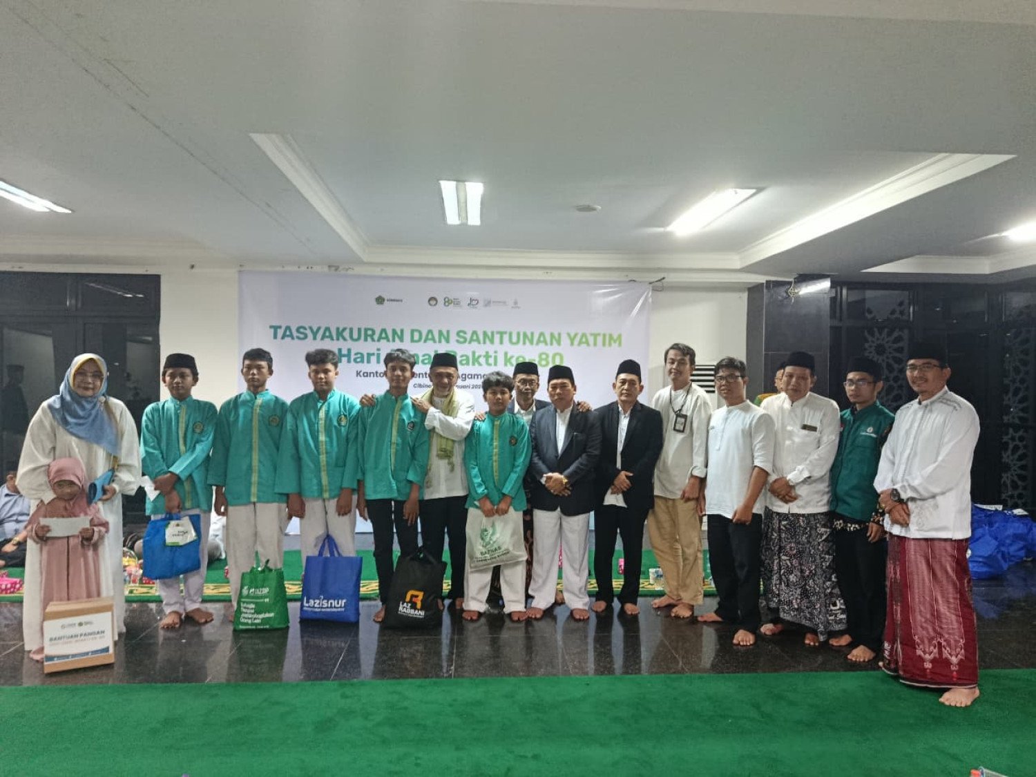 LAZ Ummul Quro Bogor Berbagi Pangan Berkah di Peringatan Hari Amal Bakti ke-80 Kementerian Agama RI