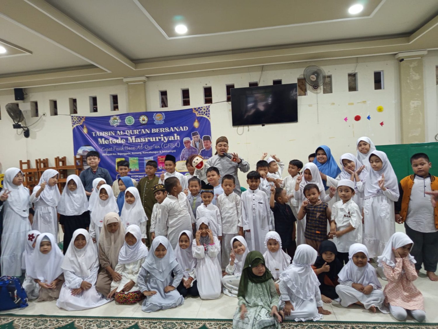 Dongeng Penuh Makna, Anak-anak TPQ Al Muhajirin Diajak Peduli Sesama