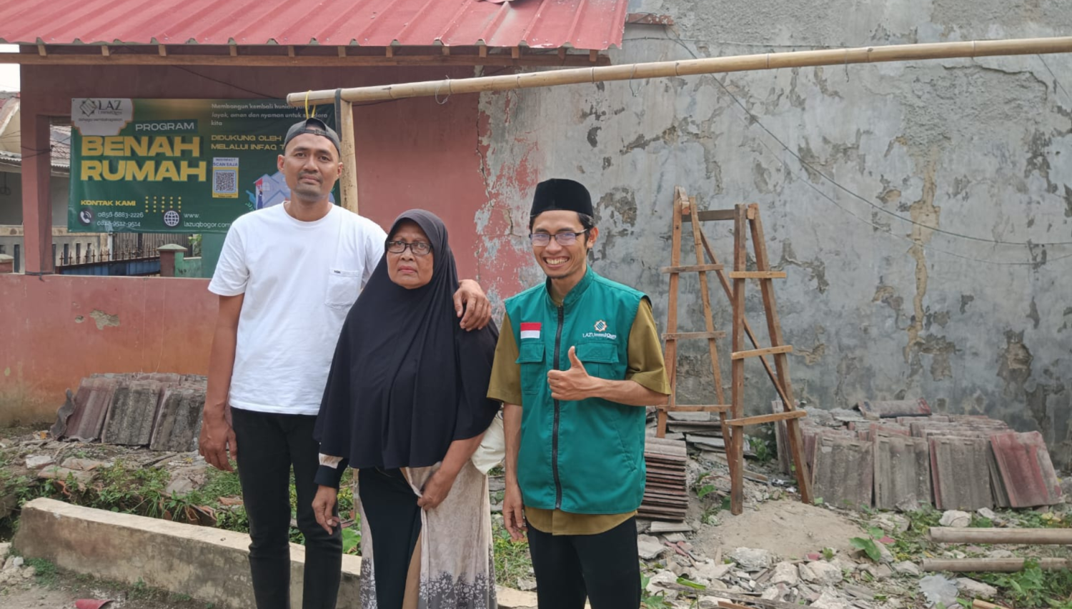 LAZ Ummul Quro Bogor Benahi Rumah Warga, Hadirkan Hunian Layak bagi Dhuafa