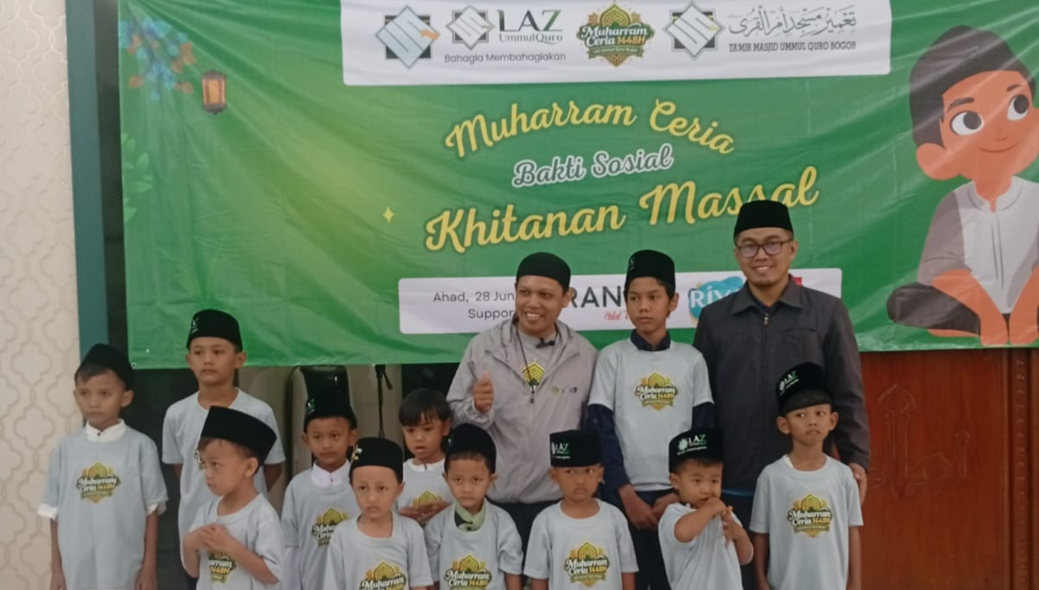 LAZ Ummul Quro Bogor Gelar Khitanan Massal, Hadirkan Senyum untuk Yatim dan Dhuafa
